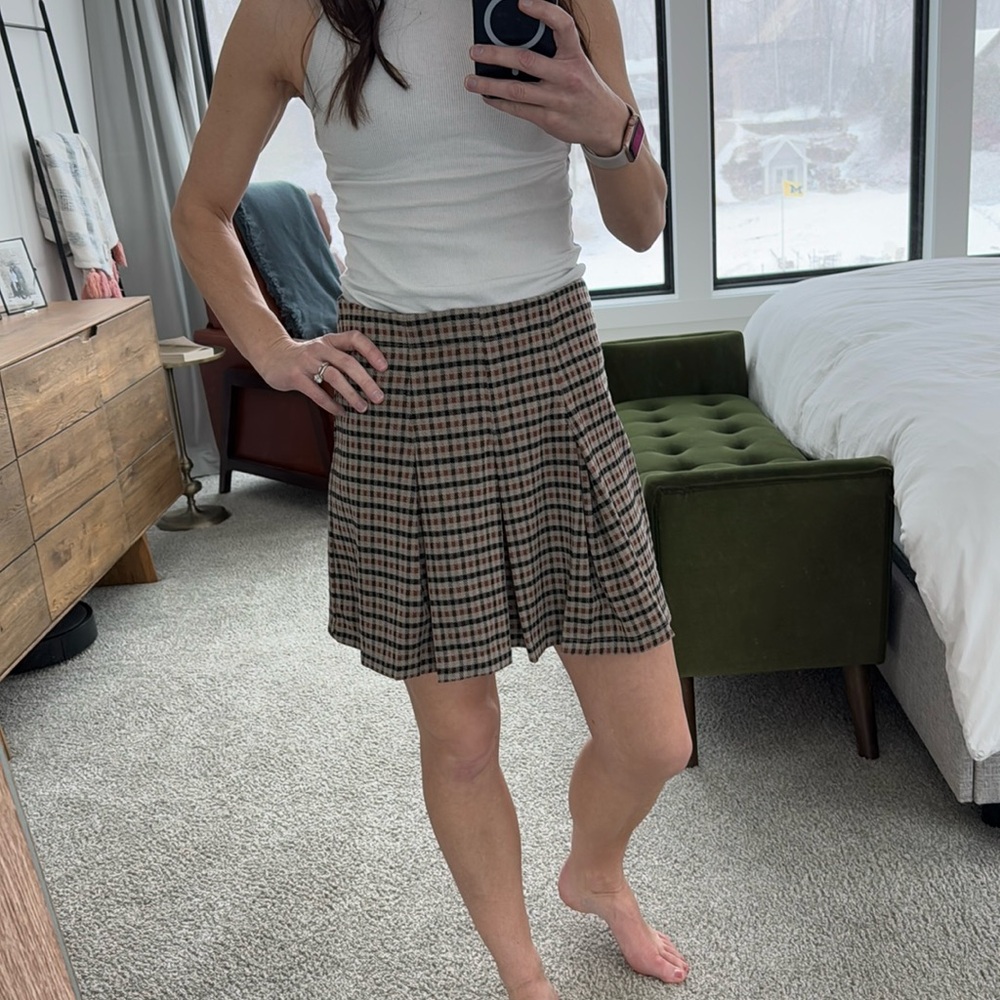 Plaid skirt